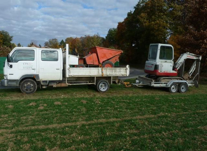 Location de pelle avec chauffeur Chartres Maintenon Eure-et-Loir